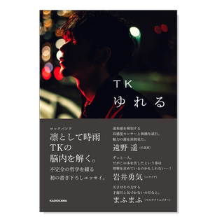 【预售】凛冽时雨TK随笔集ゆれる日文音乐 原版图书进口外版书籍ＴＫ ＫＡＤＯＫＡＷＡ