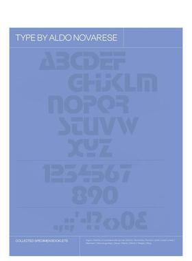 【预售】字体档案：阿尔多·诺瓦雷塞 Type by Aldo Novarese 原版英文字体图案标志设计图书