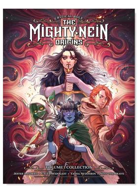 【预售】黑马漫画 关键角色:强大的奈因起源卷1 Critical Role:The Mighty Nein Origins Library Edition Volume1 英文原版