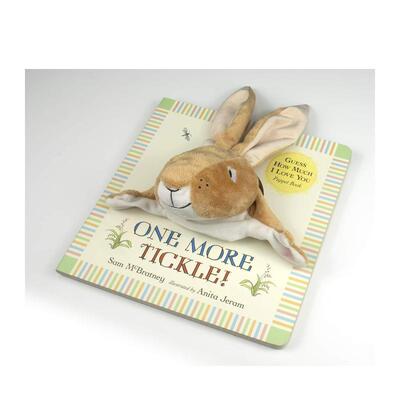 【现货】【手偶书】猜猜我有多爱你 Guess How Much I Love You: One More Tickle! 原版英文儿童趣味 进口图书