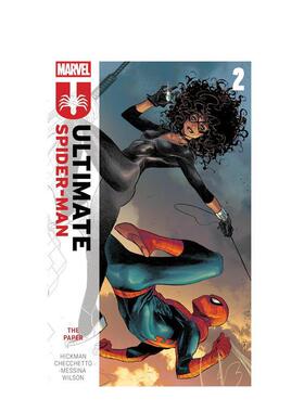 【现货】漫威 终极蜘蛛侠 卷2 Ultimate Spider-Man by Jonathan Hickman Vol. 2 原版英文漫画书 进口图书
