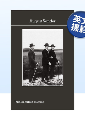 【现货】奥古斯特·桑德 摄影黑皮书系列 August Sander(Photofile) 英文原版纪实摄影集摄影师专著档案书籍艺术 Thames & Hudson