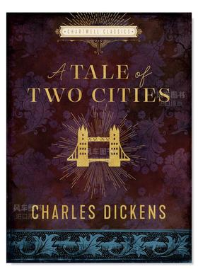 【预售】双城记 【Chartwell Classics】A Tale of Two Cities 英文原版进口图书外版书籍