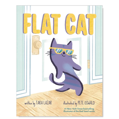 扁平猫FlatCat英文儿童绘本原