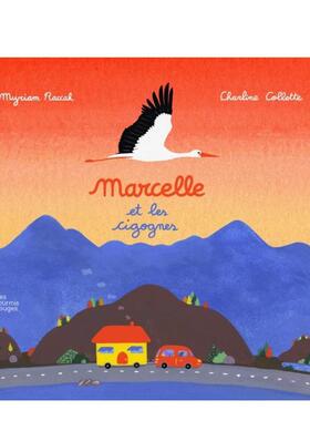 【现货】Marcelle与鹳 Marcelle et les cigognes 原版法文儿童绘本图书书籍