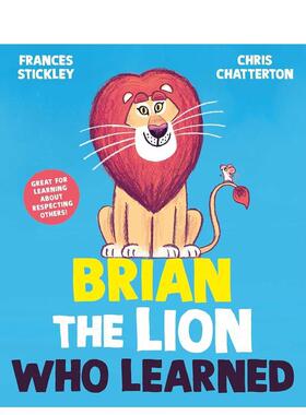 【预售】会学习的狮子布莱恩 Brian the Lion who Learned 原版英文儿童绘本