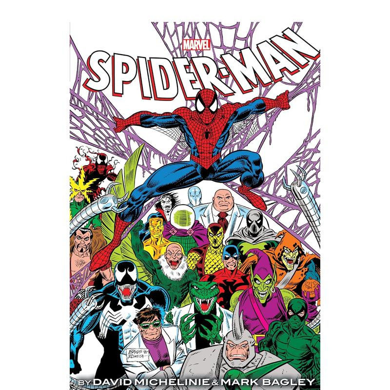【预售】漫威漫画 蜘蛛侠 合集 卷1 SPIDER-MAN BY MICHELINIE & BAGLEY OMNIBUS VOL. 1 原版英文文学小说