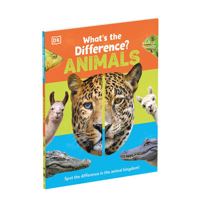 【预 售】DK动物大自然科普书 What's the Difference Animals:Spot the difference in the animal kingdom 英文儿童知识百科绘本