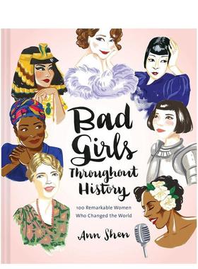 【预售】历史上的坏女孩 Bad Girls Throughout History 原版英文儿童绘本图书