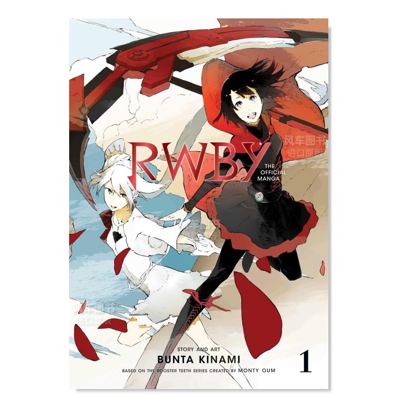 【预 售】漫画 露比：官方漫画第1卷：灯塔弧 RWBY:The Official Manga, Vol. 1: The Beacon Arc 英文原版进口漫画书正版 书籍/杂志/报纸 漫画类原版书 原图主图