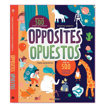 对立面带西语单词Opposites–
