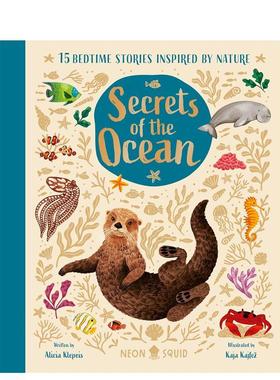 【现货】海洋奥秘 【Nature Bedtime Stories】Secrets of the Ocean 英文原版儿童绘本故事书3-6岁进口英语启蒙读物书籍