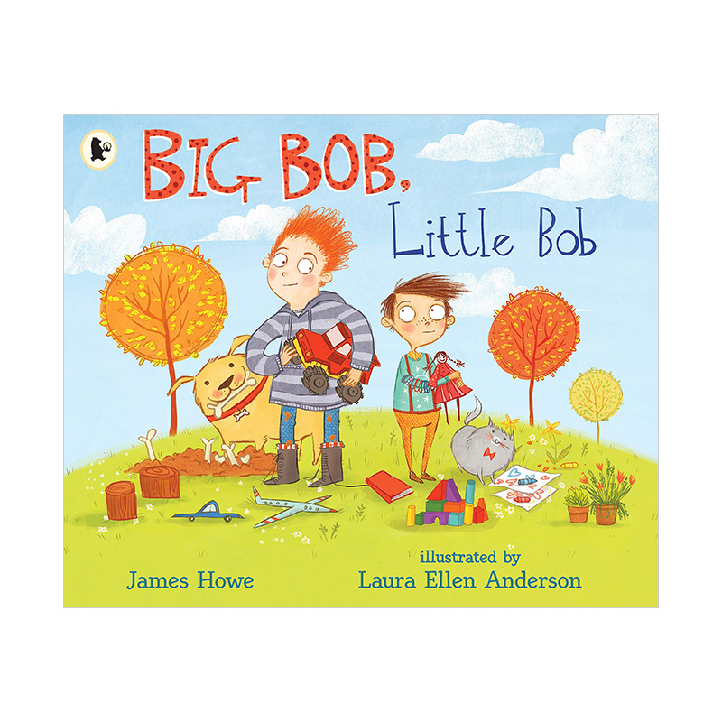 【现货】大鲍勃和小鲍勃Big Bob, Little Bob儿童趣味故事绘本英文原版友情和童真的日常故事 3-6岁儿童睡前故事进口图书书籍
