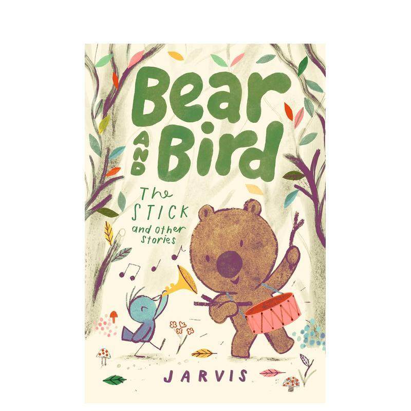 【预售】【英国插画师Jarvis】小熊和小鸟：棍子及其它故事（平装） Bear and Bird 原版英文儿童章节书图书书籍,书籍/杂志/报纸,儿童读物原版书,淘宝优惠券,粉丝福利购,淘宝优惠卷