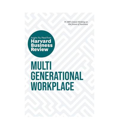 【预 售】多代人的工作场所：《哈佛商业评论》中您需要的见解 Multigenerational Workplace 原版英文商业行销