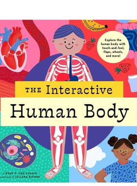 【预售】人体互动探索 The Interactive Human Body 原版英文儿童绘本 趣味科普图书