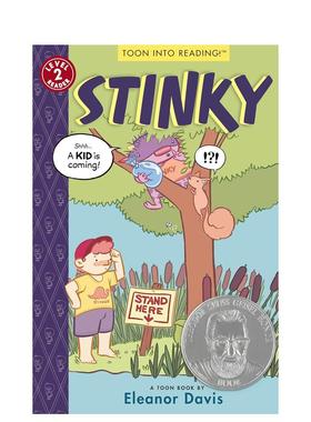 【预售】臭臭（TOON 2级） Stinky（TOON Level 2） 原版英文儿童漫画