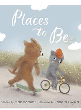 【现货】有的地方 Places to Be英文儿童绘本原版图书进口书籍Barnett, Mac