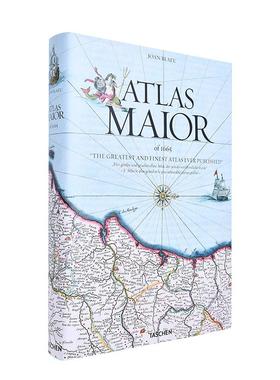 【预售】琼·布劳 大地图 Blaeu. Atlas Maior 原版英文艺术画册画集 进口图书