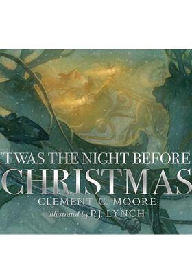 【现货】那是圣诞节前夜 Twas the Night Before Christmas 原版英文儿童绘本图书