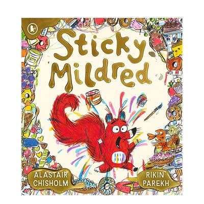 【预售】黏糊糊的米尔德丽德 Sticky Mildred 原版英文儿童绘本 洗澡时光亲子绘本图书