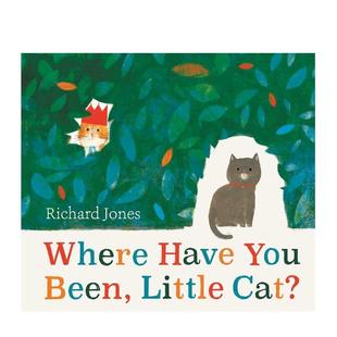 Jones 英文儿童绘本图书书籍 原版 You 现货 英国插画师Richard Been 小猫？ 你去哪了 Cat? Where Little Have