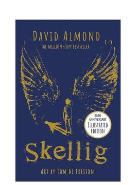 【预售】【卡内基奖】斯凯利格：25 周年插图版Skellig: the 25th anniversary illustrated edition 原版英文青少年读物 进口图书