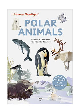 【现货】极地动物Polar Animals  6-8岁少儿自然地理生物科普知识课外阅读绘本 Ultimate Spotlight系列 英文原版书籍进口
