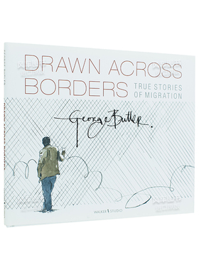 【现货】描绘边界Drawn Across Borders 6-12岁素描描画儿童启蒙艺术绘本 英文原版 进口图书书籍