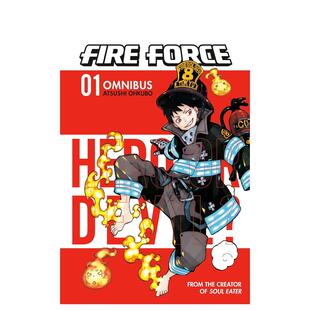 合集1 Omnibus 预售 炎炎消防队 进口图书 Ohkubo 英文漫画书原版 Fire 漫画 Vol. Force Atsushi