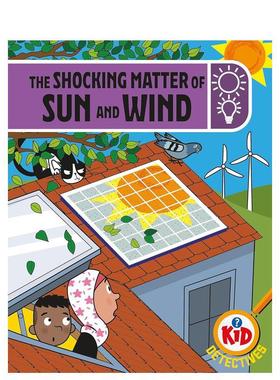 【预售】儿童侦探：太阳与风的惊人事件 Kid Detectives: The Shocking Matter of Sun and Wind 原版英文儿童绘本图书书籍
