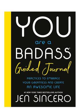 【预售】You Are a Badass 指导日记：拥抱你的伟大并创造 的实践 Practices to Embrace Your Greatness 原版英文生活图书