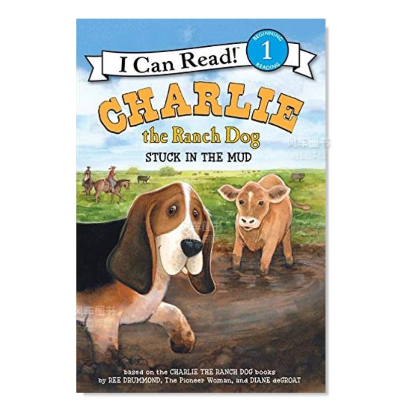 农场狗查理陷在泥里了Charlie