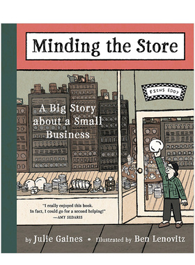 【现货】Minding the Store 打理商店 Fishs Eddy餐具店的漫画故事书籍进口原版