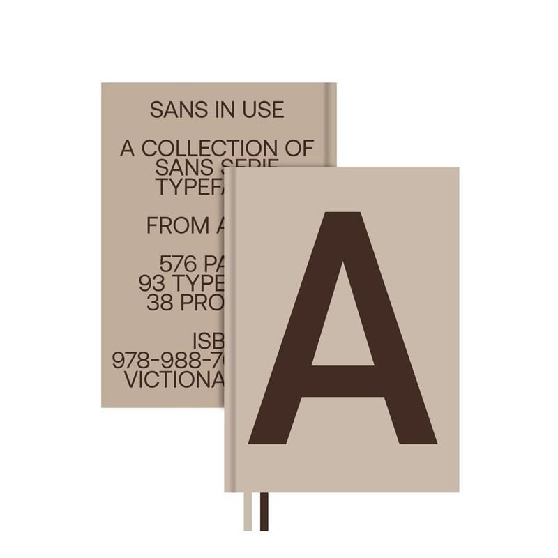 无衬线体应用：无衬线字体模版标题字体作品集 Sans In Use : A Collection of Sans Serif Typefaces 原版英文字体图案设计