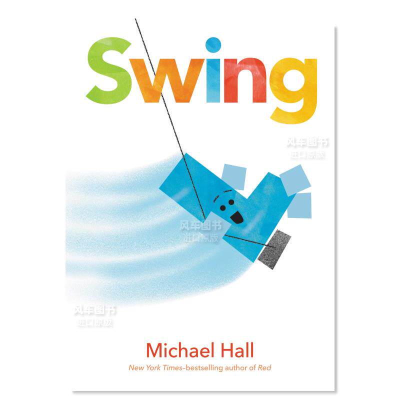 【现货】摇摆不定的 swing英文儿童绘本原版图书进口书籍hall
