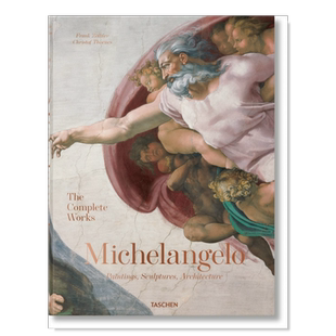 【预售】米开朗基罗：绘画、雕塑、建筑作品全集 艺术画册画集Michelangelo. The Complete Works. Paintings英文原版进口图书