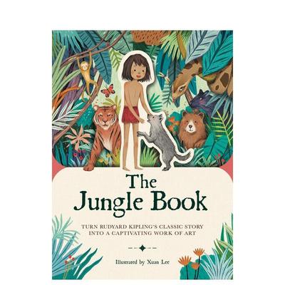 【现货】纸上风采:丛林:礼物书 【Paperscapes】The Jungle Book 原版英文生活综合图书
