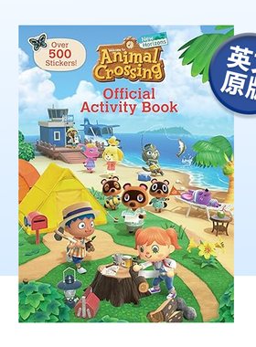 【现货】集合啦！动物森友会官方正版英语互动游戏活动手册Animal Crossing New Horizons Official Activity Book英文原版