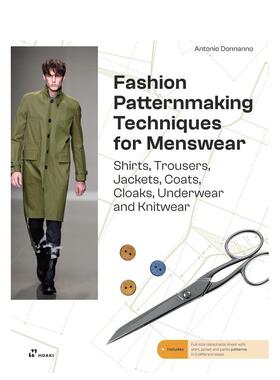 【预售】男装时装制版技巧 Fashion Patternmaking Techniques For Menswear 原版英文服装设计 进口图书