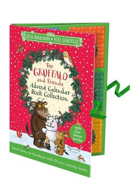 【预售】咕噜牛和朋友们的圣诞倒数日历绘本集：24 本迷你活动书陪你倒数圣诞 The Gruffalo and Friends Advent Calendar Book