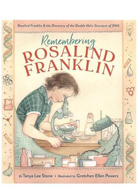 【预售】记住罗莎琳德-富兰克林 Remembering Rosalind Franklin 原版英文儿童绘本