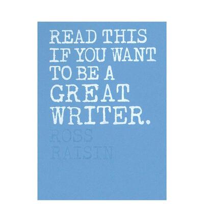 【现货】成为伟大作家的指南 Read This if You Want to Be a Great Writer 原版英文生活综合图书书籍