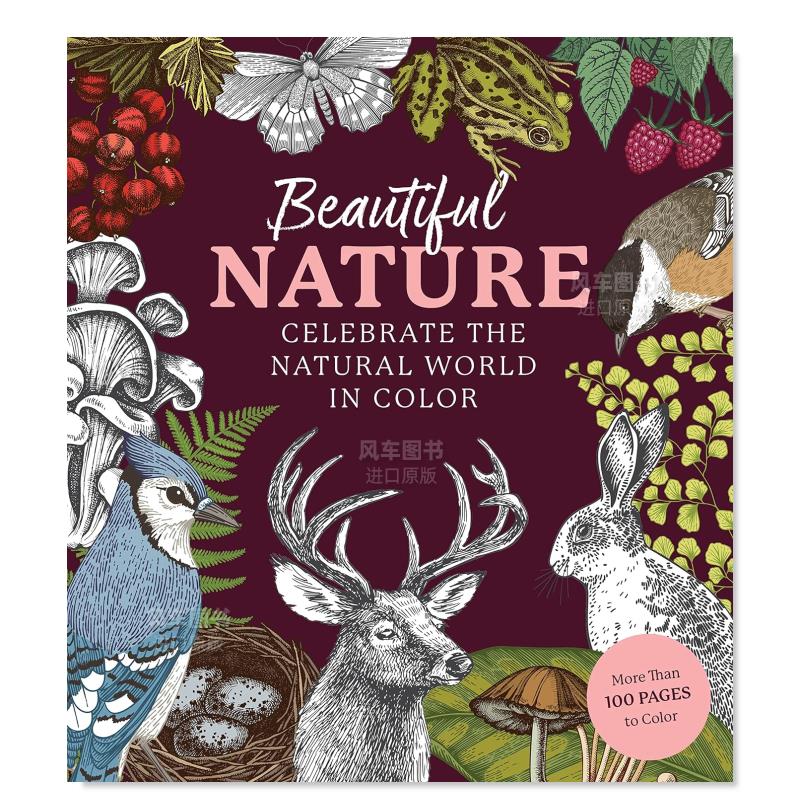 美丽的大自然涂色书BeautifulN