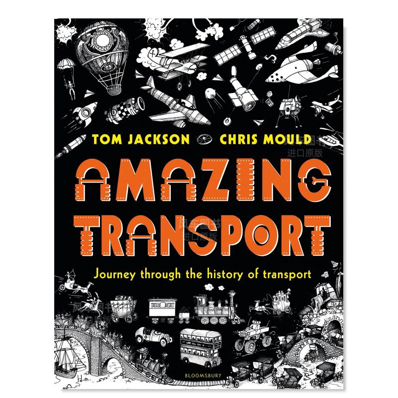 【预 售】令人惊叹的交通工具发展史 amazing transport儿童绘本英文