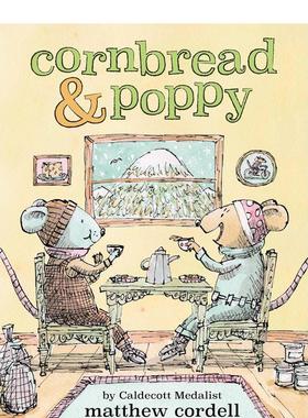 【预售】面包鼠与波波鼠 【Cornbread & Poppy】Cornbread & Poppy 原版英文儿童桥梁书