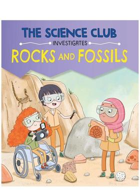 【预售】科学调查俱乐部：岩石与化石 The Science Club Investigates: Rocks and Fossils 原版英文儿童绘本图书书籍