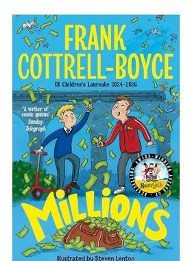 【预售】百万 儿童文学奖Frank Cottrell Boyce 卡内基奖 Millions 英文原版儿童知识科普进口图书青少年英语读物课外阅读