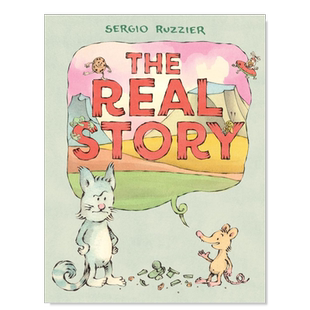 【预售】真实的故事 REAL STORY英文青少年读物原版图书外版进口书籍 Ruzzier, Sergio APPLESEED
