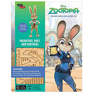 疯狂动物城 Zootopia Book Deluxe 套装 进口图书书籍 Model and 巴黎 Set 现货 Disney 原版